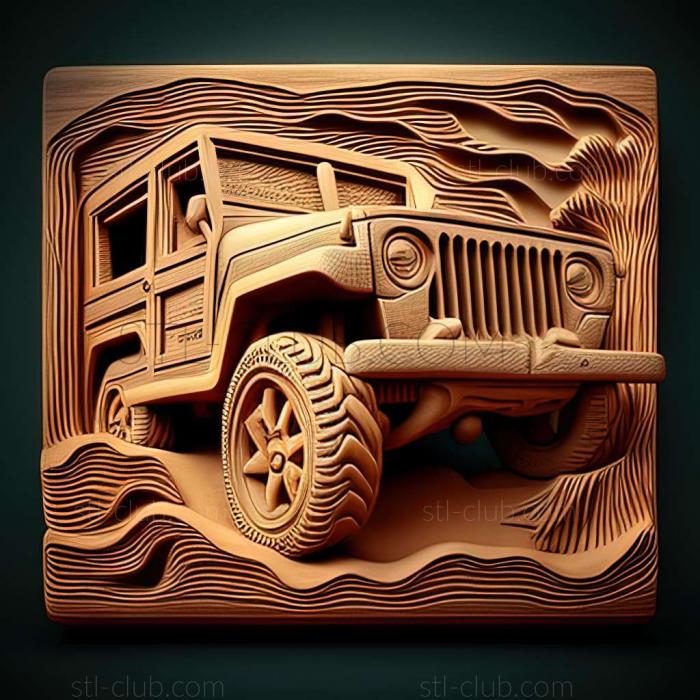 3D модель Jeep Forward Control (STL)
